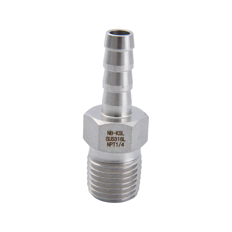 316L Stainless Steel Pagoda konektor s vonkajším závitom